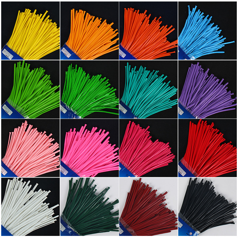 小丑魔术气球1.8g小太子长条气球批发拍照道具花束气球地摊货