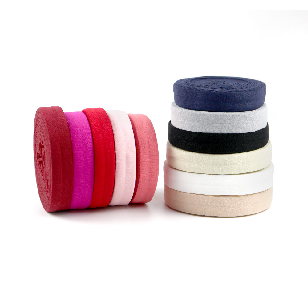 织带/编织带/渐变葱粉纱带/罗纹带/书边带细节图