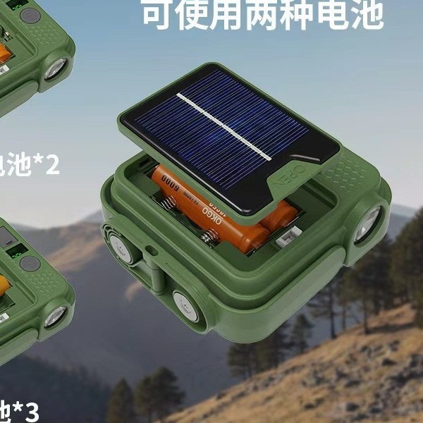 Ultra-long battery life LED tent lights, outdoor solar charging lighting, emergency lights, night market camping, street stall lights details Picture