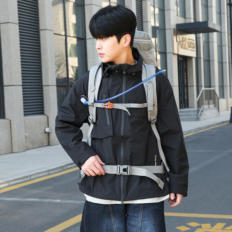 Cross border outdoor trekking mochila de montaña 75 litros super capacidad suspensión backpanel desmontable tela anti-agua details Picture
