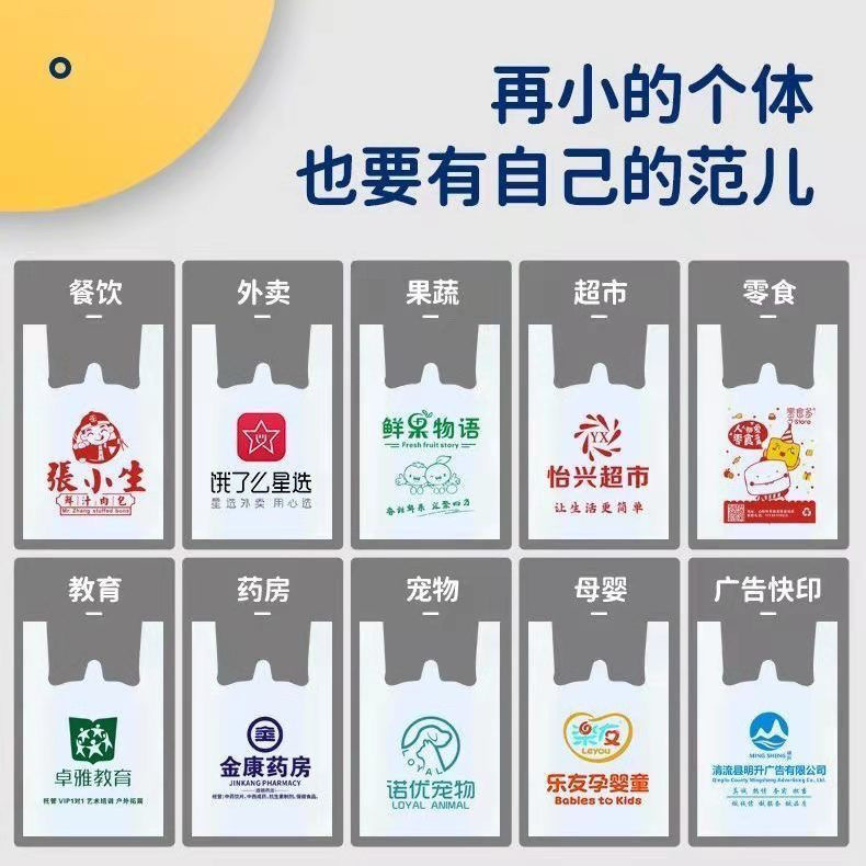 Plastic shopping bags and handbags can be customized. Bulk supply from the source offers better prices details Picture