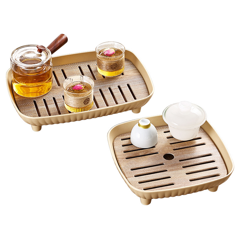 密胺餐具/盘子/份数盘/马卡龙塑料碟/不锈钢方盒白底实物图
