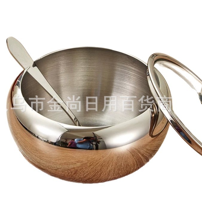 Stainless steel 304 material sugar jar, seasoning jar, spice seasoning bottle, seasoning box, condiment bottle, household kitchen seasoning box Item Picture