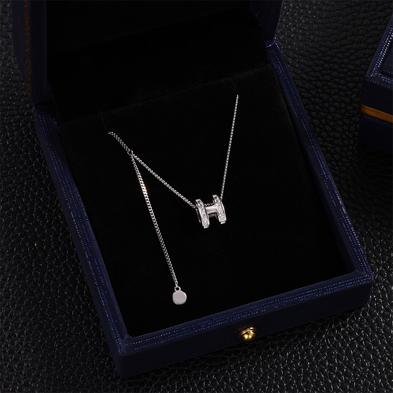 银饰/项链/金色链子/珍珠/梵克雅宝单花项链产品图