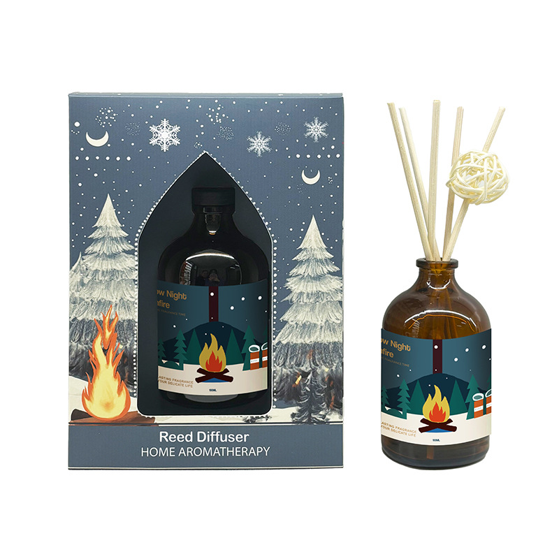 Cross-border Christmas Aromatherapy 100ml, Bedroom Air Fresh Aromatherapy Essential Oil, Long-lasting Fragrance Liquid, Flameless Rattan Aromatherapy Item Picture