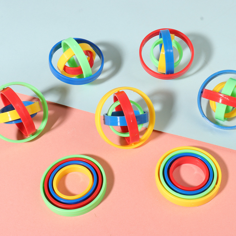 Cross-border creative radish ring inertial universal gyroscope rotating finger gyroscope magic intelligence toy manufacturer wholesale Application Scenario