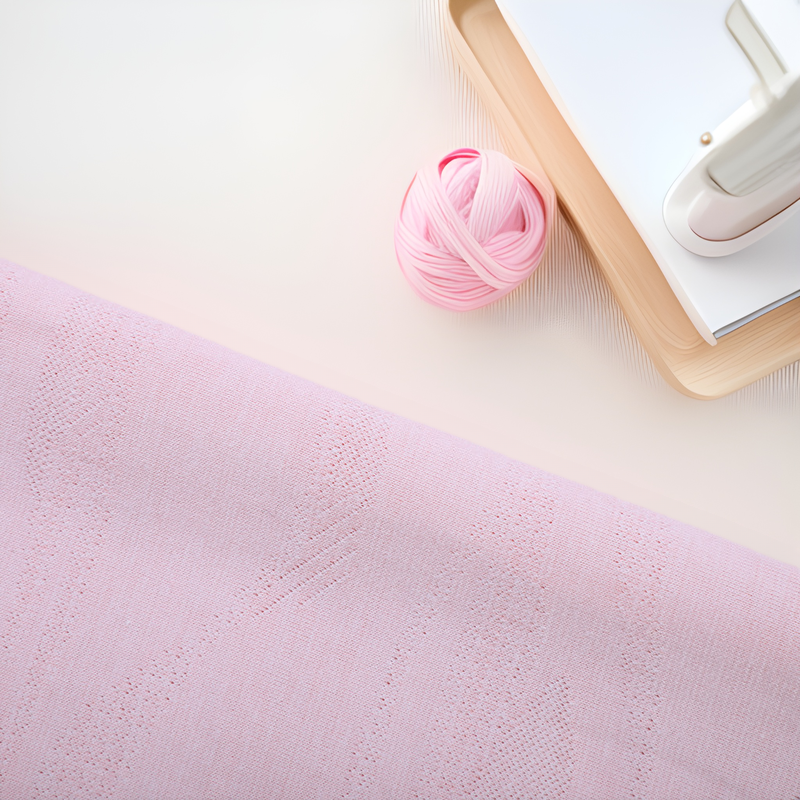 轻薄A类面料双纱单面透气网眼棉布夏季童装T恤防蚊裤面料批发