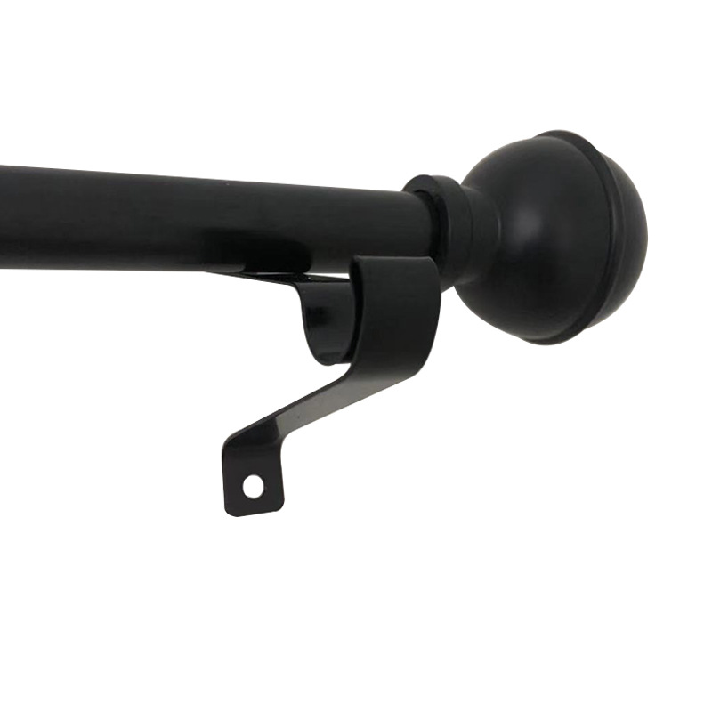 窗帘杆/窗帘罗马杆/暗装窗帘轨道/窗帘头配件金属/下床帘杆长1.4米产品图