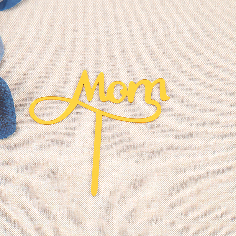 New birthday cake insert card cake decoration Fairy Mom Mother's Day insert card diy table card ornament details Picture