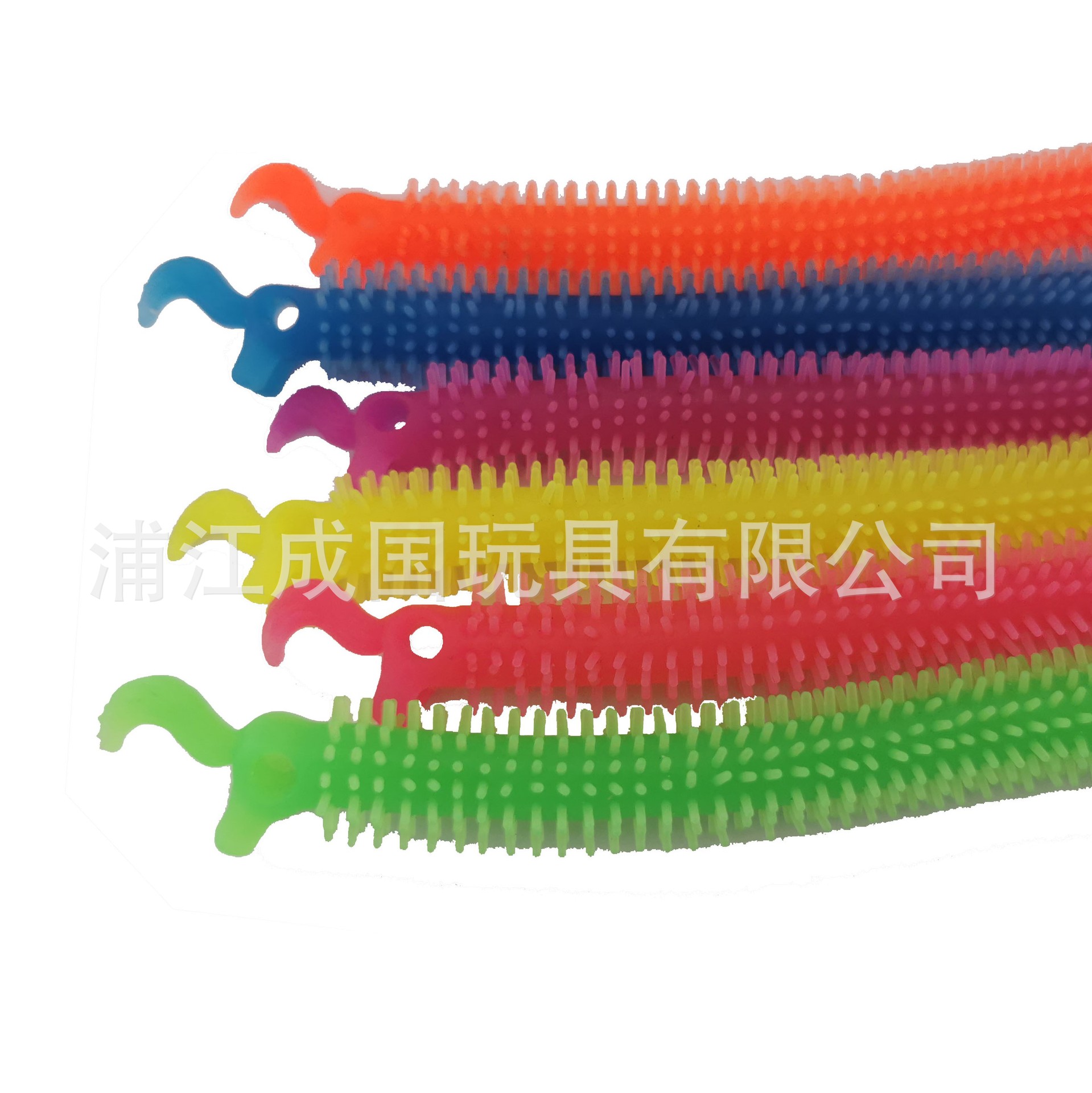 tpr独角兽厂家供应减压面条产品外贸拉拉乐发泄新奇玩具白底实物图