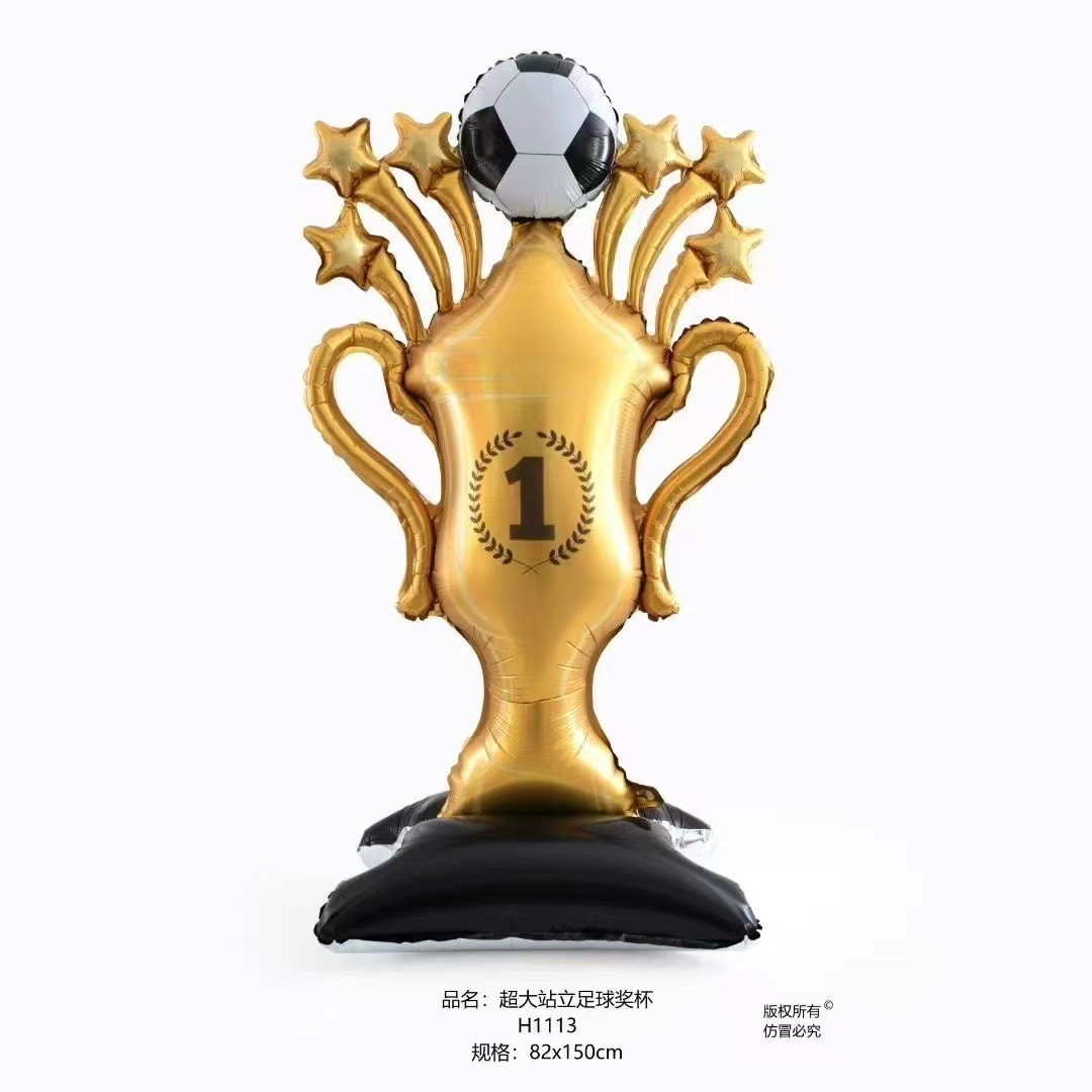 كأس كأس العالم لكرة القدم لبطولة العالم لكرة القدم لعام 2026 لكرة القدم، قام المشجعون بالمناطيد الغشائية المصنوعة من الألمنيوم Application Scenario