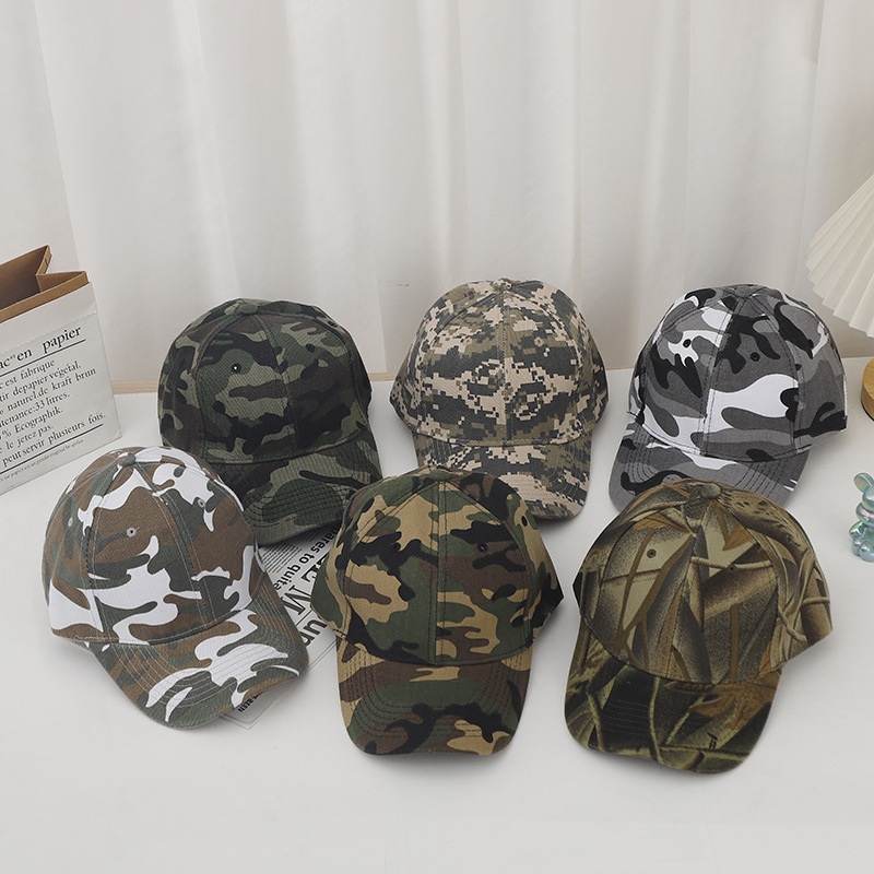 New digital camouflage baseball cap, outdoor sunshade camouflage cap, unisex cap