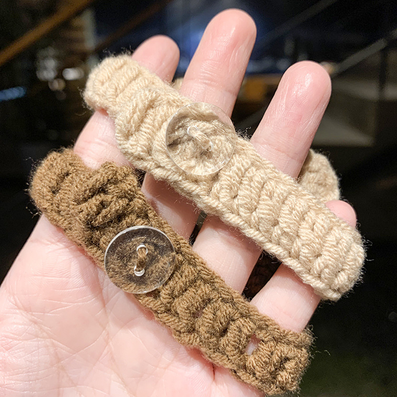 手工毛线编织手环成品  可爱卡通手链女送闺蜜情侣生日礼物礼品细节图