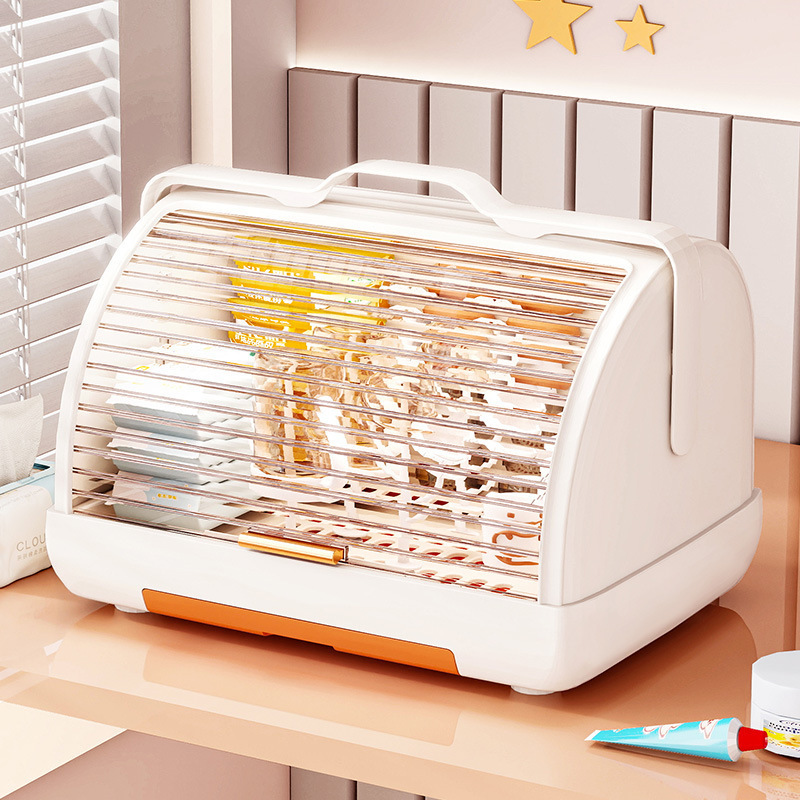 新款杯子收纳盒置物架茶杯架子防尘婴儿餐具收纳箱厨房水杯沥水架