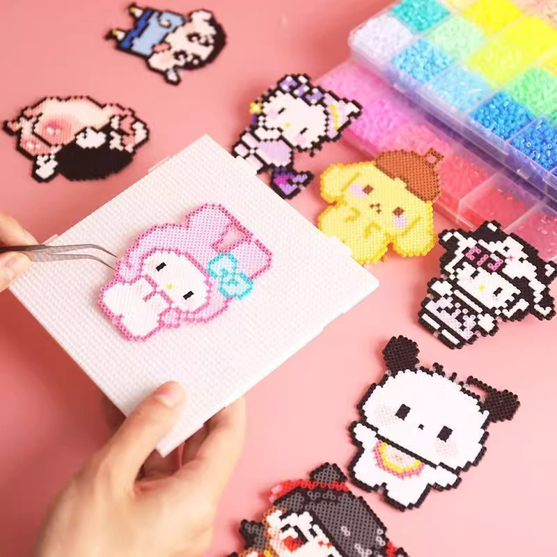 拼豆/拚豆/玩具儿童拼接卡通/若客/木质拼图高端细节图