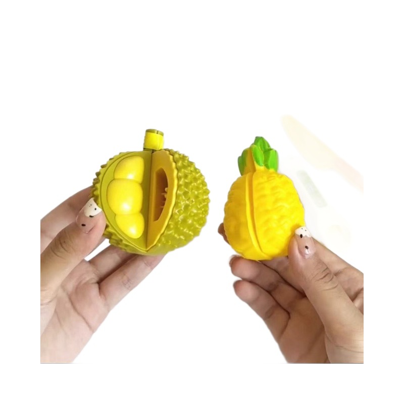 New best-selling feeding fruit platter, Cat Mountain King Durian diy fruit cutting fun toys, children play house to relieve boredom Item Picture