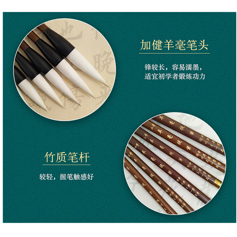 Wang Yipin's calligraphy with a goat hair brush, specializing in Spring Festival couplets and couplets, features large regular script and characters in goat hair, as well as adult traditional Chinese landscape paintings Application Scenario