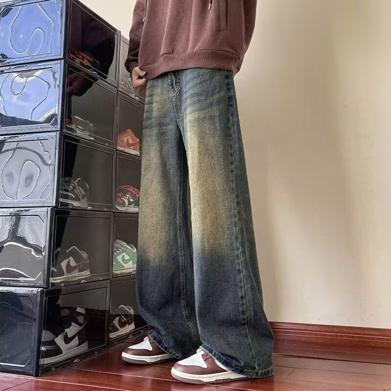 至芃知禧牛仔裤男/牛仔裤男/牛仔裤/牛仔裤男士宽松休闲/裤子冬产品图