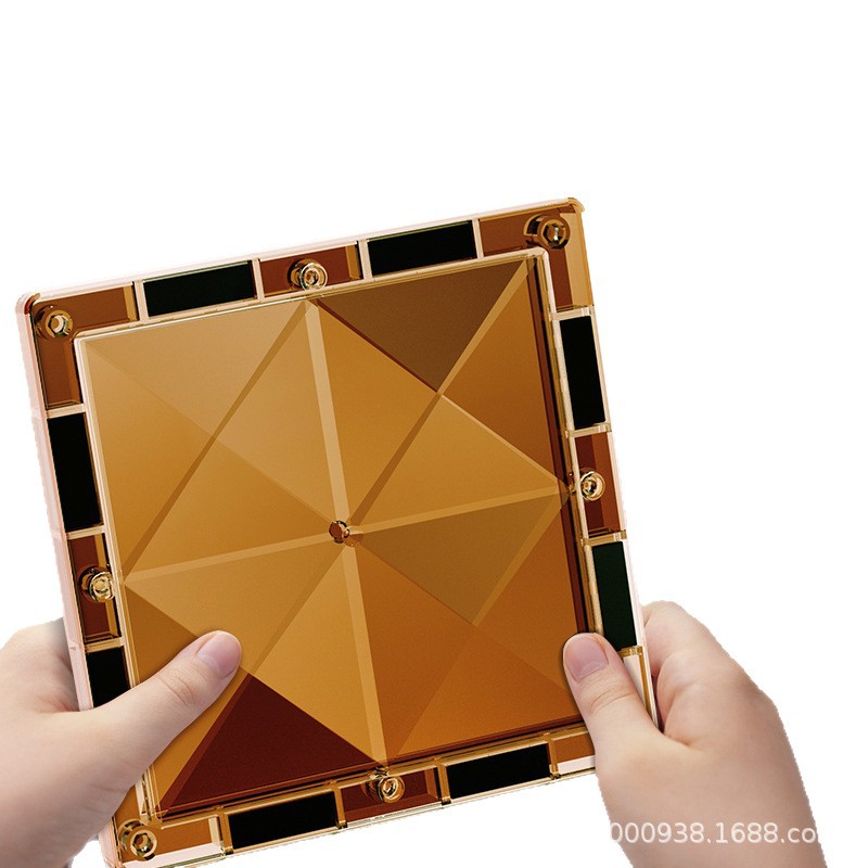Magnetic cube children's assembly educational building blocks, math teaching AIDS, spatial three-dimensional thinking, magnetic sheets, multi-type cross-border Item Picture
