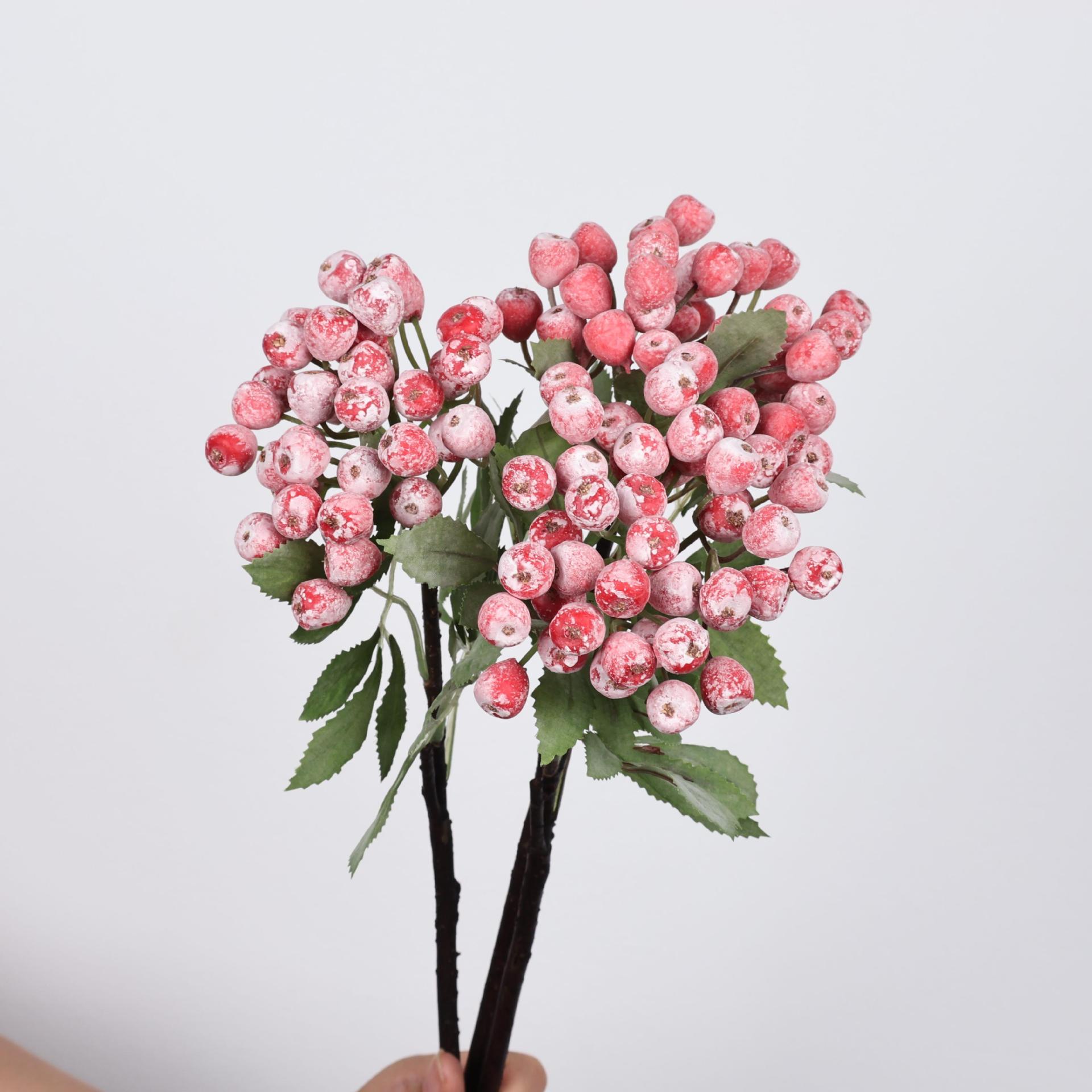 仿真植物蓝莓果果实浆果树枝树杈拍照布置场景装饰绿植造景仿真花产品图