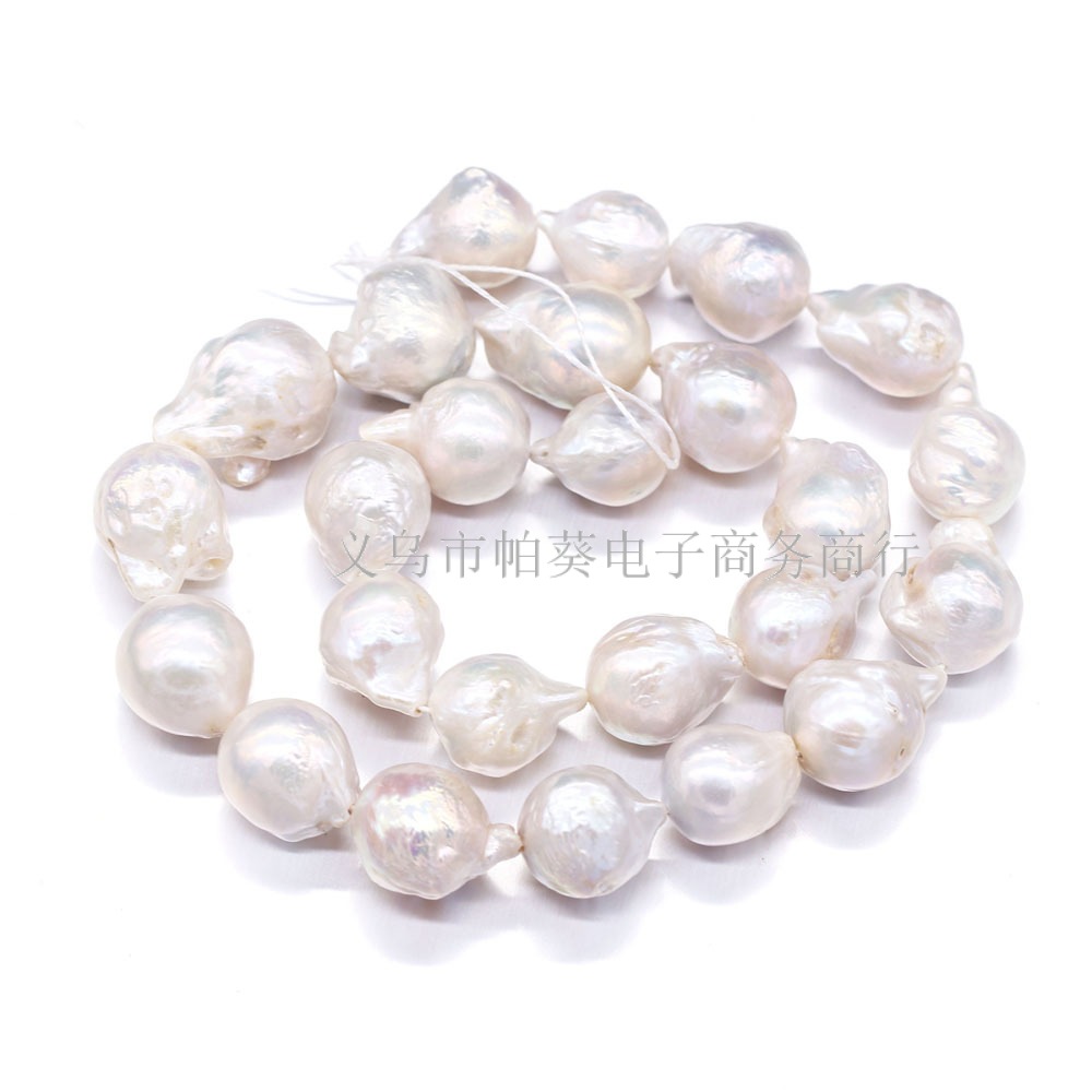 Natural freshwater pearls, strong light, large core pearls, DIY handcrafted jewelry accessories, beading materials wholesale Item Picture