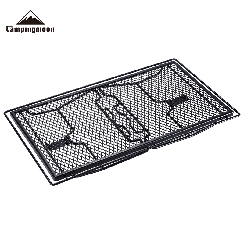 Koman Ling net single-layer and double-layer multi-purpose table, outdoor storage rack, heat-resistant barbecue table, ironwork storage rack Item Picture
