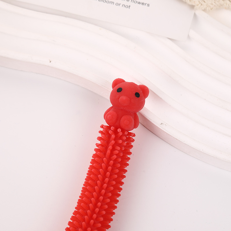 Cross-border Release Valentine's Day TPR Lala Le Stress-relieving Elastic Rope Soft Rubber Stretched Noodles Children's Toy Gift Batch Application Scenario
