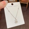 The 2025 new style of stylish, simple and versatile gourd pendant necklace with unique personality and design sense, collarbone chain for women Application Scenario