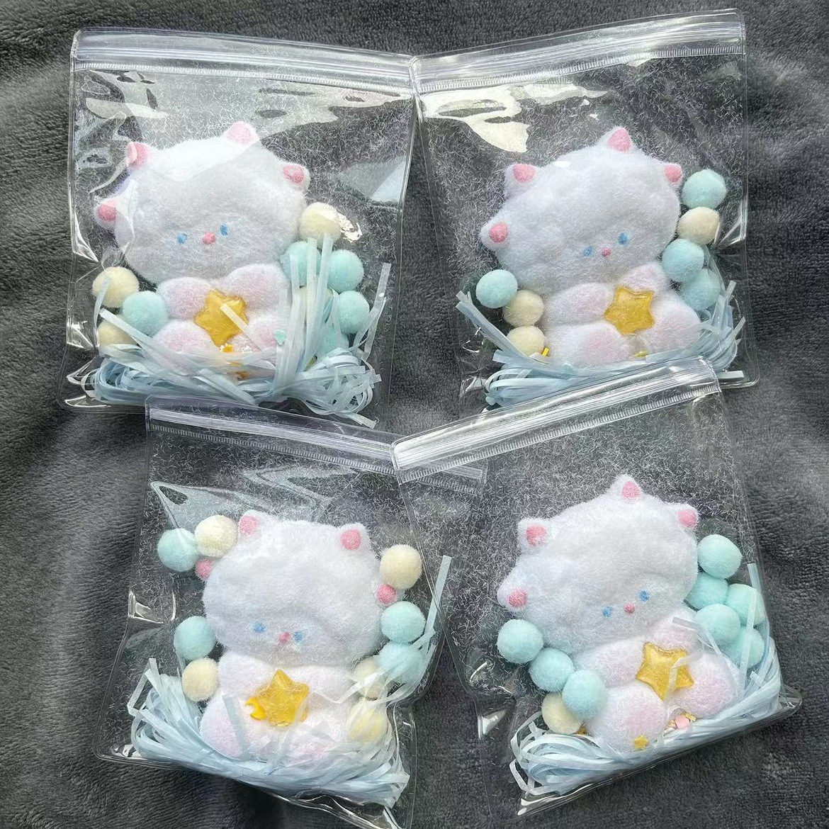 Super soft touch, cute little sheep, rabbit, bear, pinching fun, fluffy soft rubber, the same as the Little Red Book stress-relieving toy Specification image