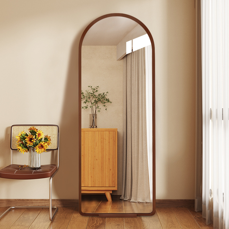 中古风全身镜家用落地镜法式复古穿衣镜挂墙镜子卧室服装店试衣镜产品图