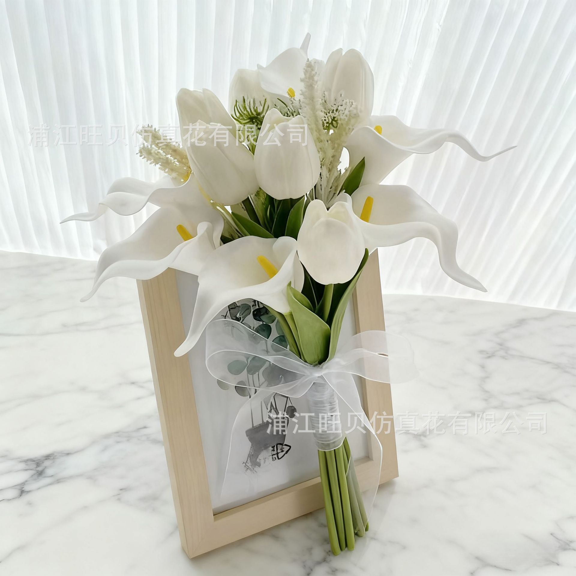 毛线太阳花/针织花/手捧花/手棒花/婚庆产品图