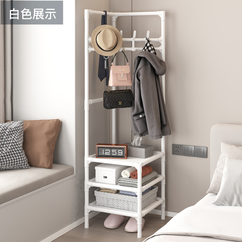 Corner coat rack, multi-layer assembly clothes hanger, hanging rack, bedroom corner clothes hanger, floor-standing storage rack Specification image