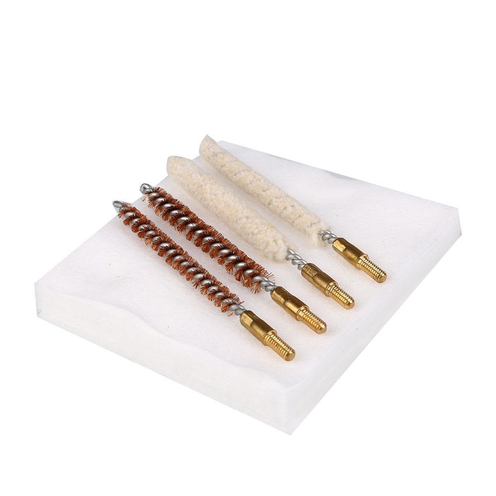 Cross-border bestseller supply.17.22 caliber barrel cleaning, maintenance and care set, brass material gun brush set Specification drawing