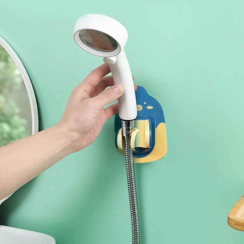 The cartoon version of the showerhead bracket, the no-drilling fixed base, the adjustable lotus pod, and the bottom of the shower head for the bathroom Specification image