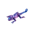 3D printed cross-border best-selling chameleon animal figurines, cute and adorable pets, movable one-piece joint design Item Picture