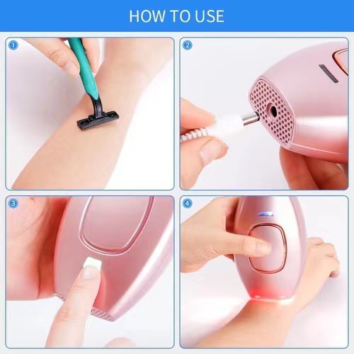 Cross-border bestseller small package laser hair removal device, women's body IPL hair removal device, laser hair removal device for home and hospital use details Picture