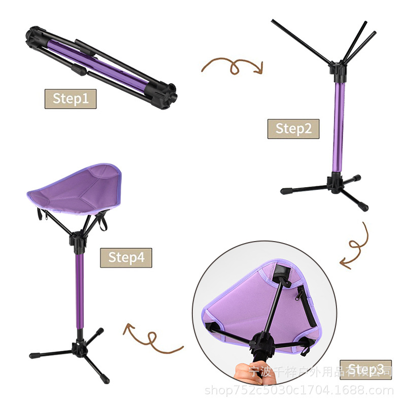 مقاعد قابلة للطي مع سبائك من الألمنيوم المحمولة في الهواء الطلق خارج الحدود Specification image