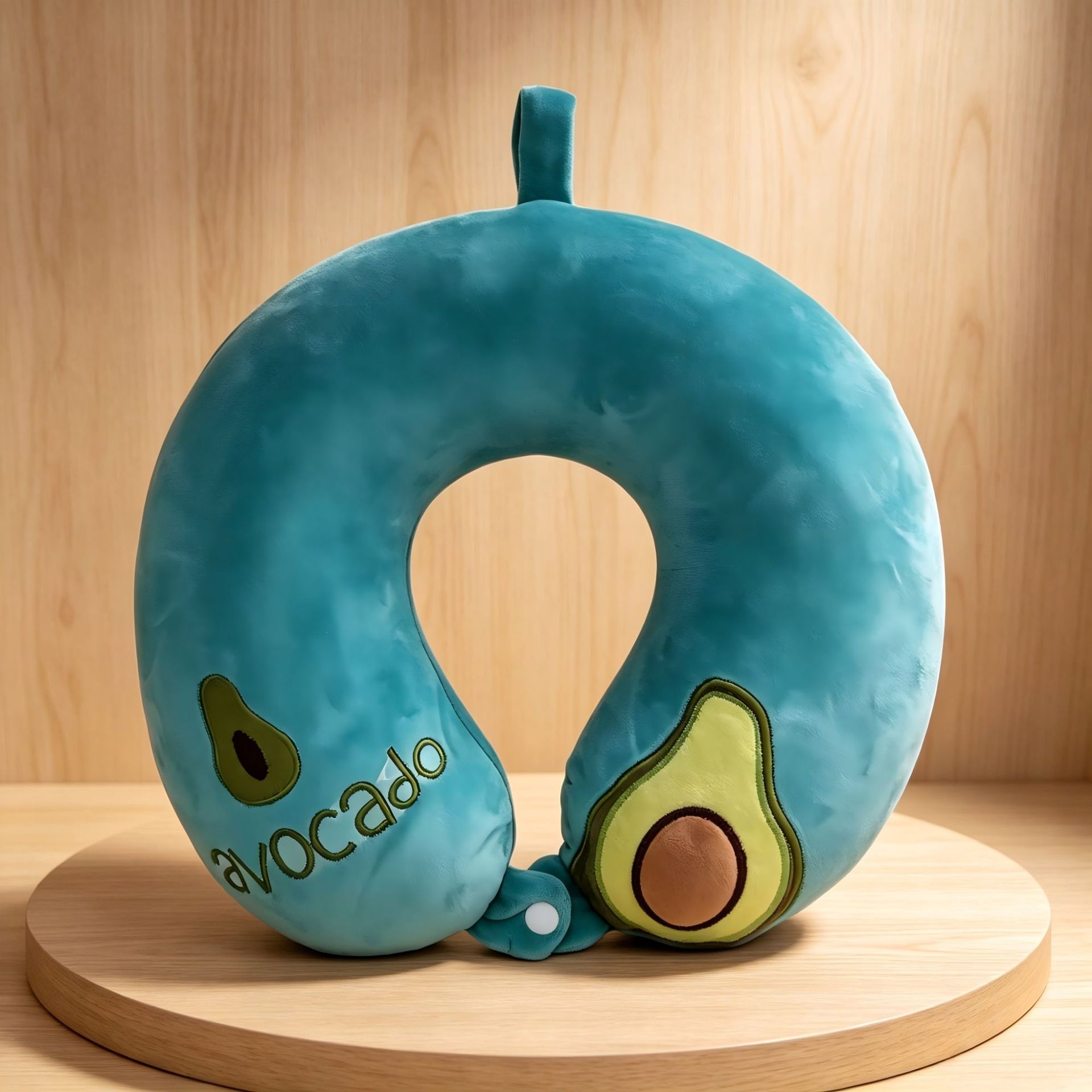 Almohada de espuma de memoria en forma de U protector de cuello almohada de viaje de dibujos animados lindo patrón de frutas almohada siesta almohada de cuello portátil Application Scenario