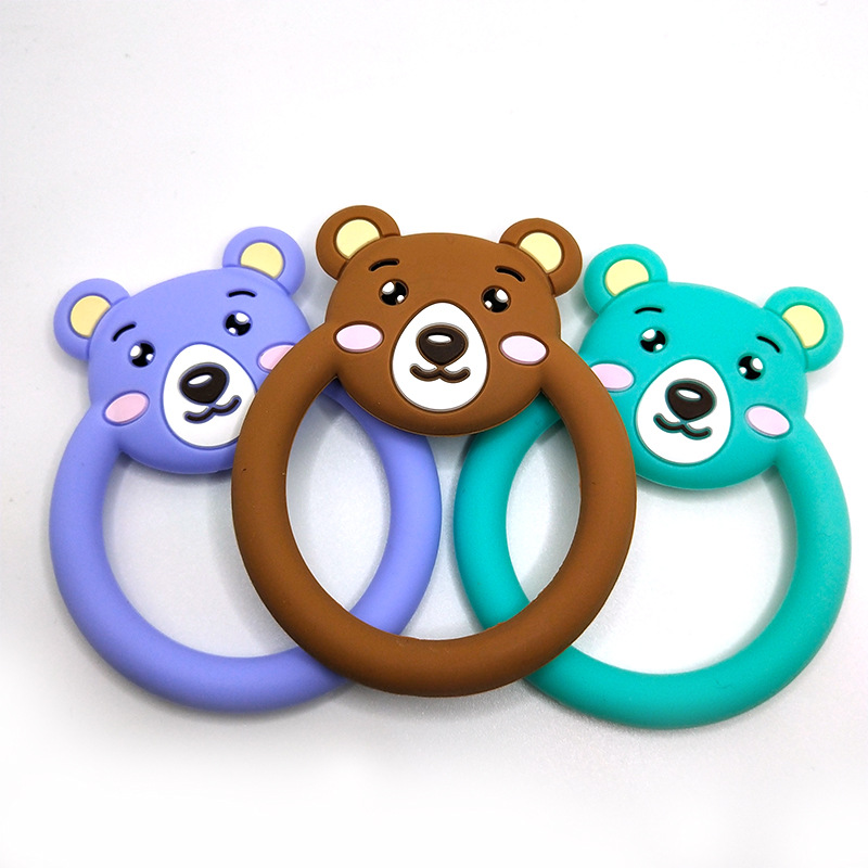 婴幼儿硅胶餐具牙胶/新生儿/彩虹多巴胺硅胶/家政保洁相关用品/用品产品图