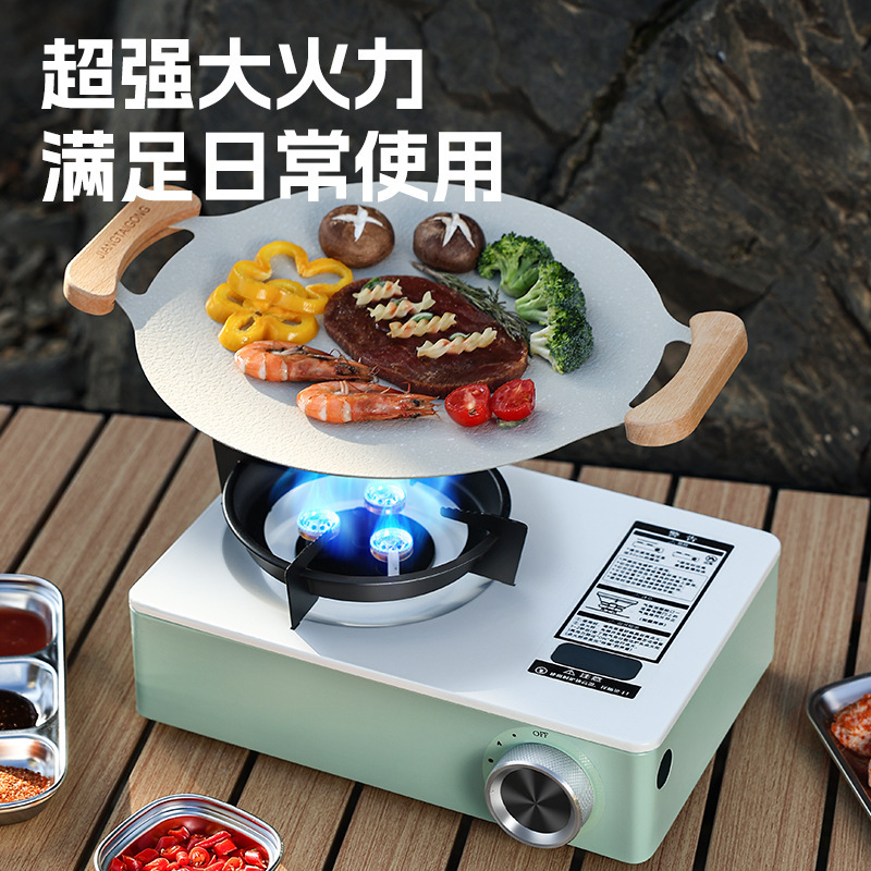 ATLAS outdoor camping 3 cabezas a prueba de viento estufa de fuego quemador de gas portátil estufa de carcasa picnic estufa de gas placa magnética Specification image