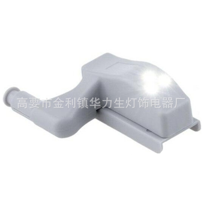 触碰感应橱衣柜LED铰链灯 跨境电商现货暖白光柜门合页灯 Item Picture