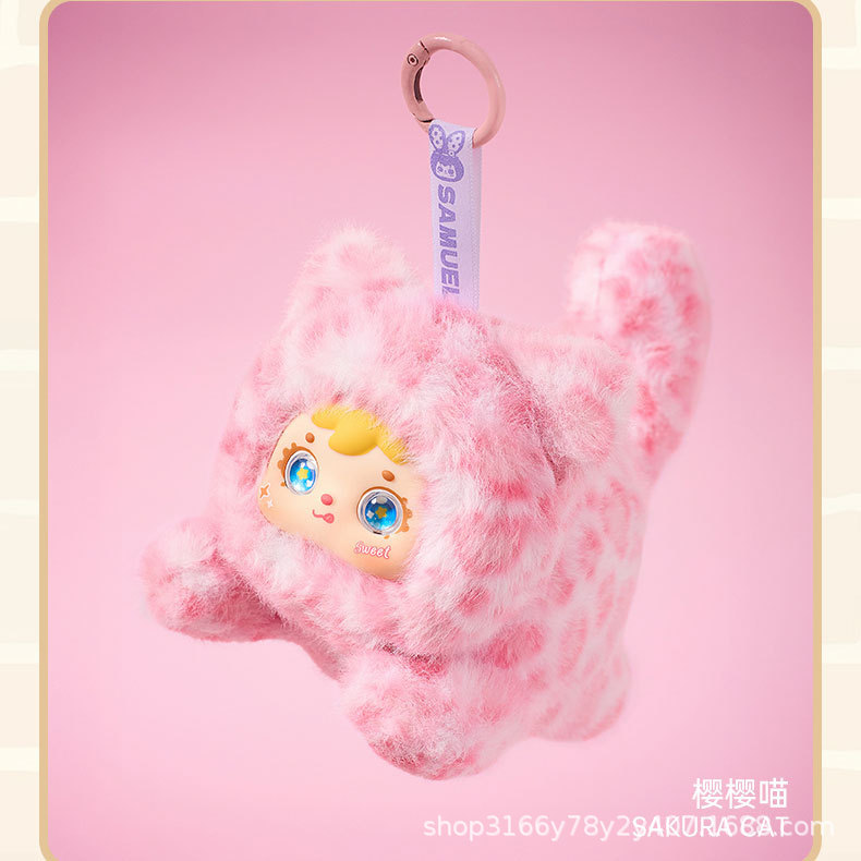 New product No. 3: Cute Moments of Little MAO Miao Miao Series Plush Blind Box, Trendy Toys, figurines, End boxes, Whole box wholesale details Picture