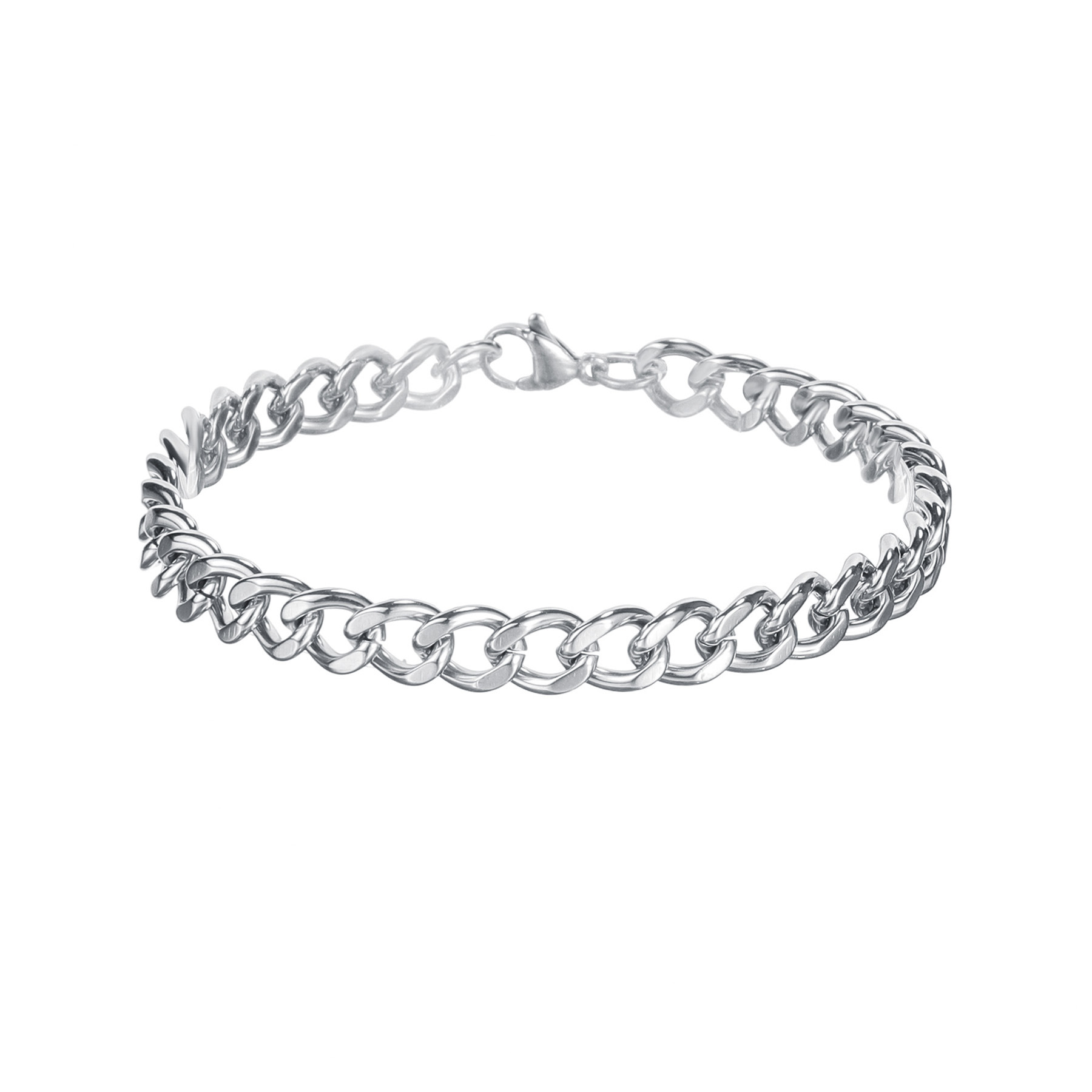 A new set of three-piece titanium steel necklaces with a neutral hip-hop style from Europe and America, a cross-border bestseller from Shein Application Scenario