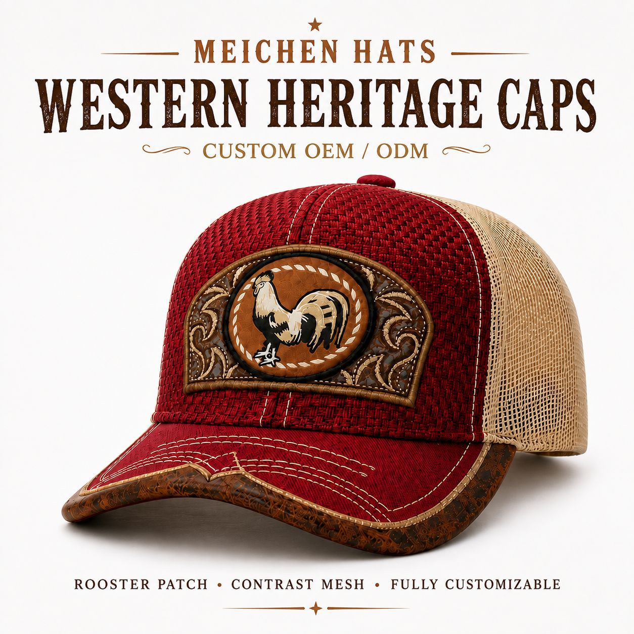 Cross-border best-selling baseball caps, retro washed baseball caps, 3D embroidered hats, OEM custom brand team hats Application Scenario
