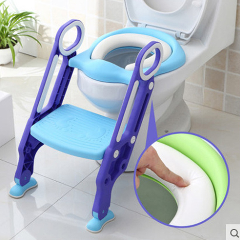 Original manufacturer auxiliary children's toilet ladders, children's toilet seat products, infant and baby step folding toilets