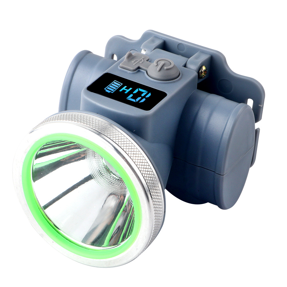 LED al aire libre headset pantalla digital de alta intensidad luz ligera luz de punto remoto inicio pesca nocturna alta potencia larga duración destorcha wholesale