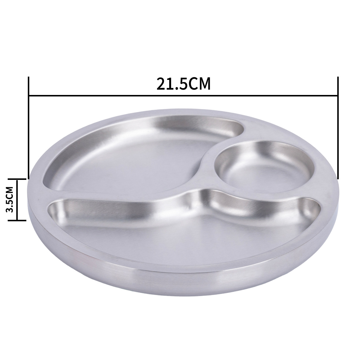 密胺拼盘/餐具/餐盘/瓷盘餐盘/不锈钢盘白底实物图