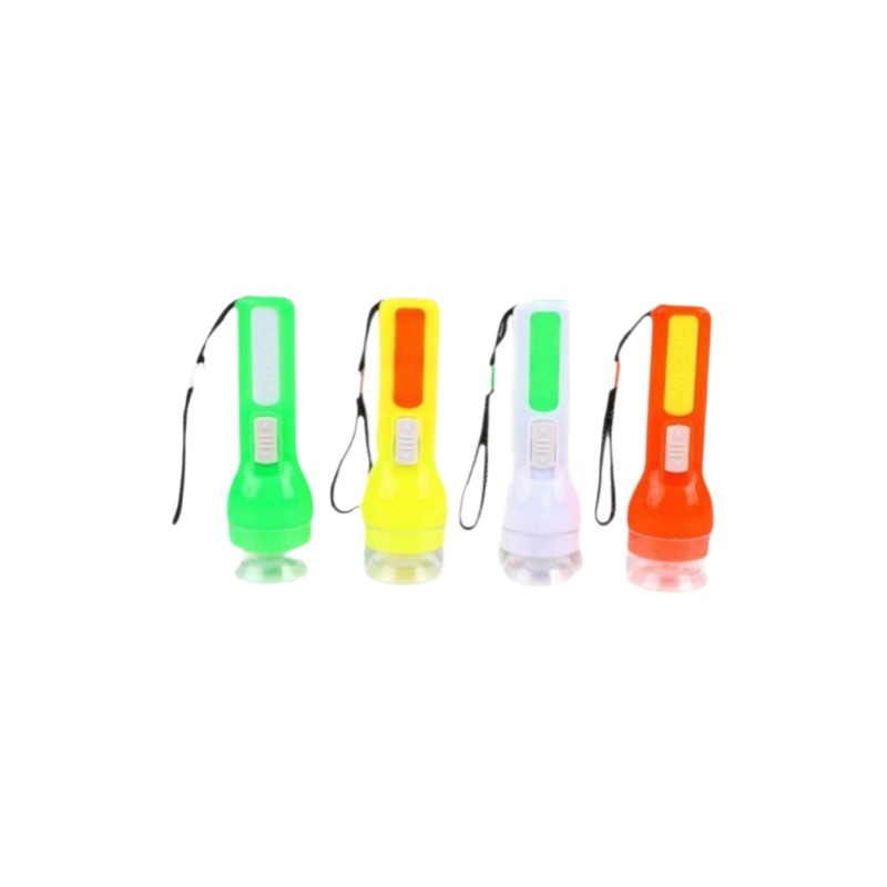 Wholesale school children's color portable laser lights, flashlights, plastic flashlights, small gifts, children's toys Item Picture