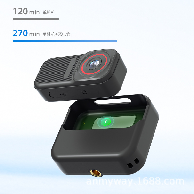 Thumb motion camera, cycling anti-shake recorder, small portable vlgo pocket camera fixed on the chest details Picture