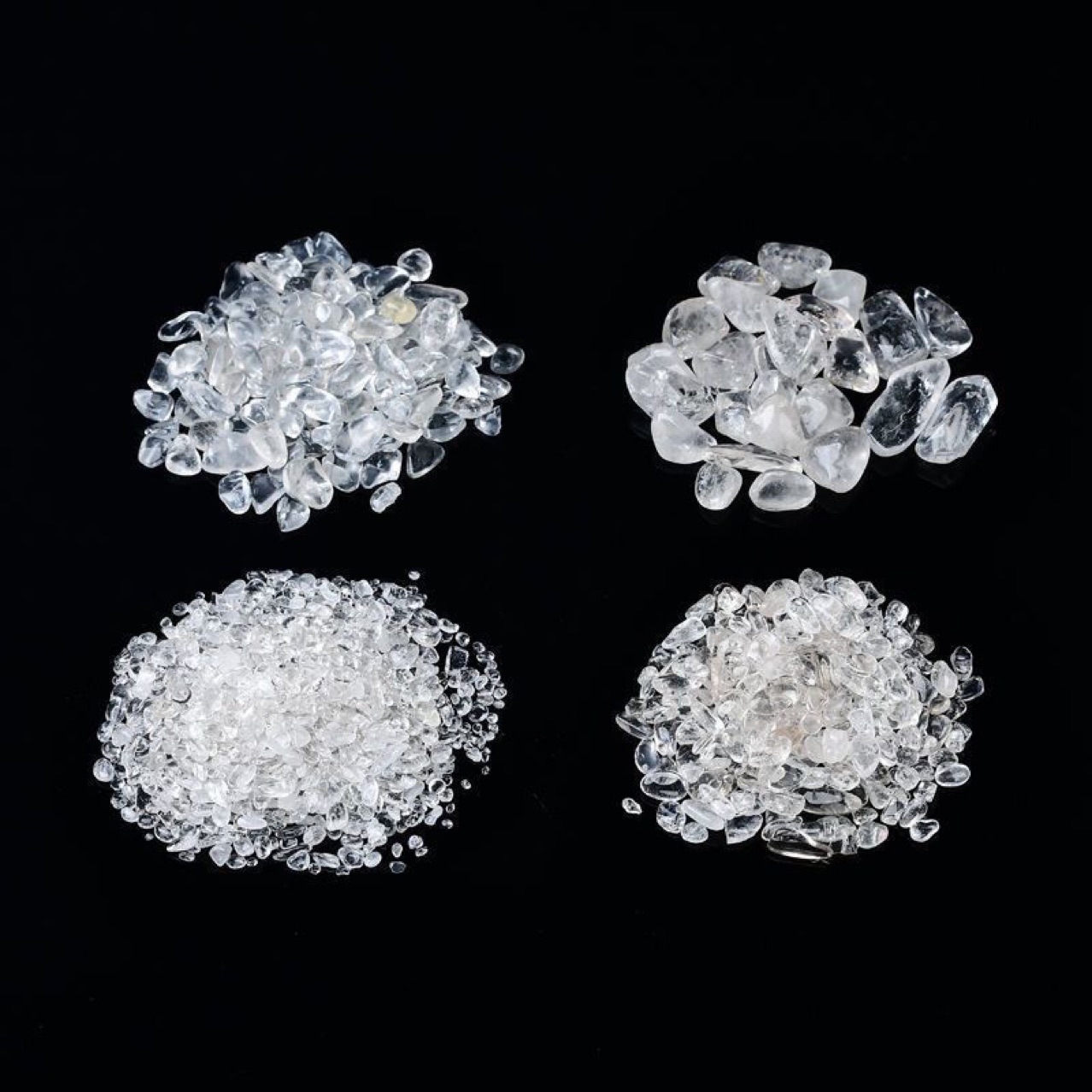 Wholesale natural crystal crushed stones, white crystal demagnetized stones, raw stone particles, energy stones, purification, Buddha offering and landscape crystal clusters Application Scenario